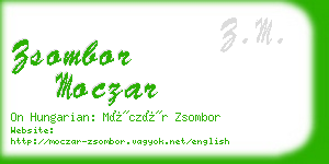 zsombor moczar business card